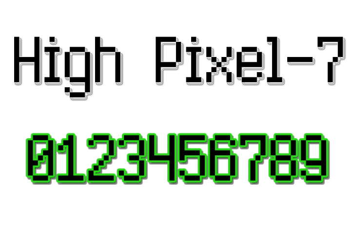 High Pixel-7 Font Download