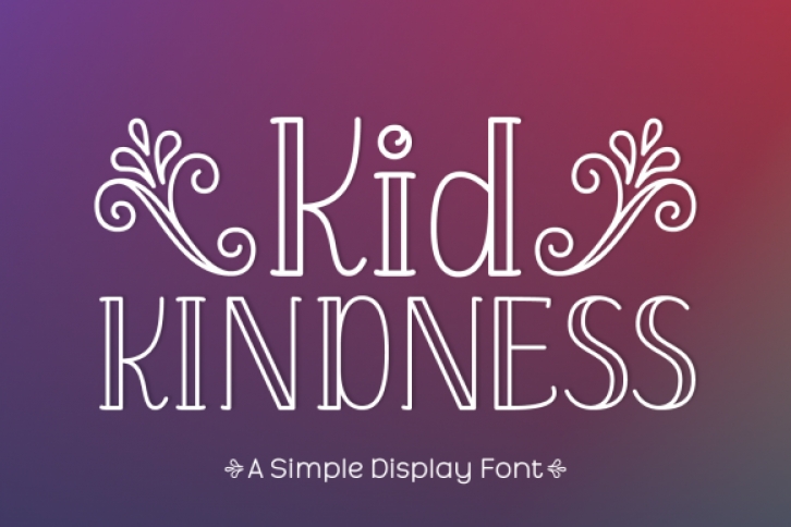 Kid Kindness Font Download