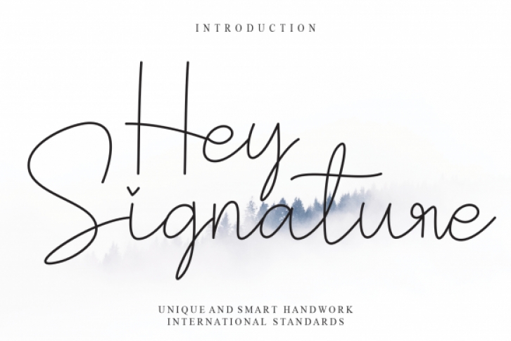 Hey Signature Font Download