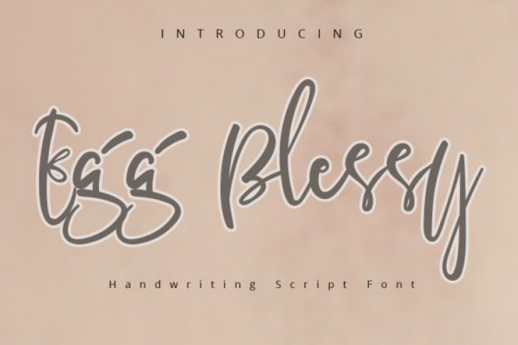 Egg Blessy Font Download