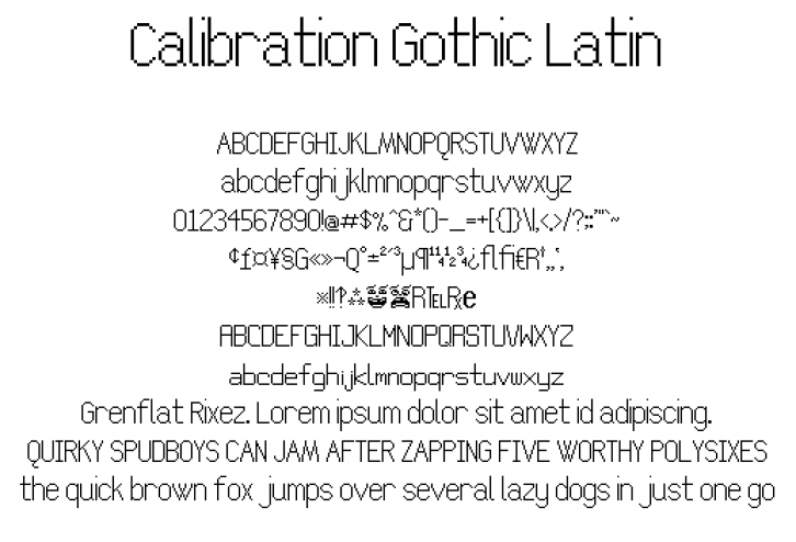 Calibration Gothic NBP Lati Font Download