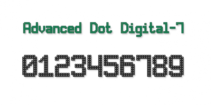 Advanced Dot Digital-7 Font Download