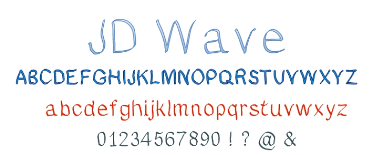 JDWave Font Download