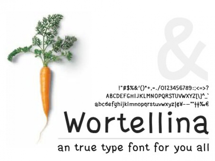 Wortellina Font Download