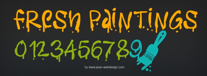 PWFreshpaintings Font Download