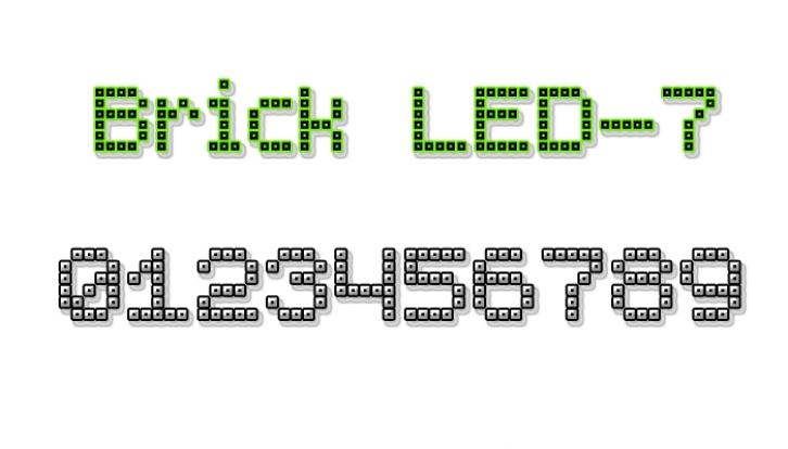 Brick LED-7 Font Download
