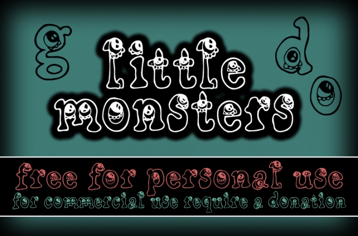 CF Little Monsters Font Download