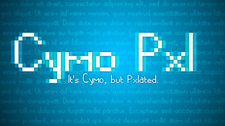 CymoPxl Font Download