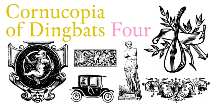 Cornucopia of Dingbats Four Font Download