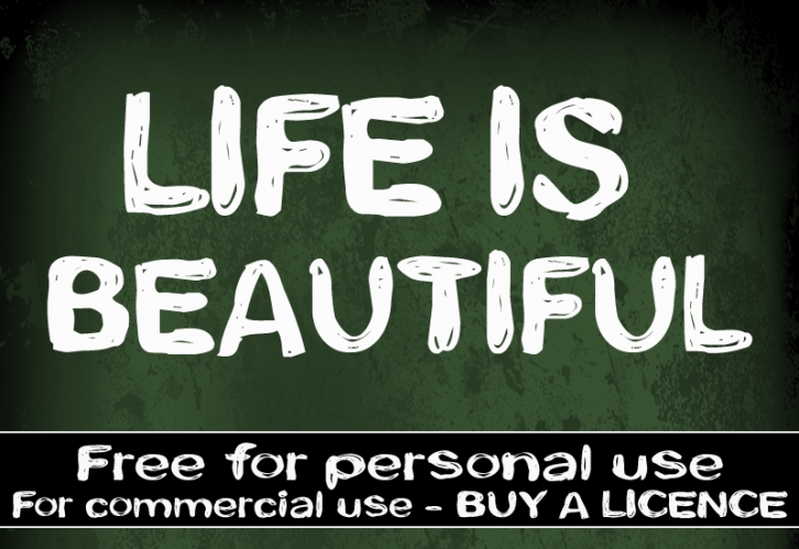 CF Life is beautiful Font Download