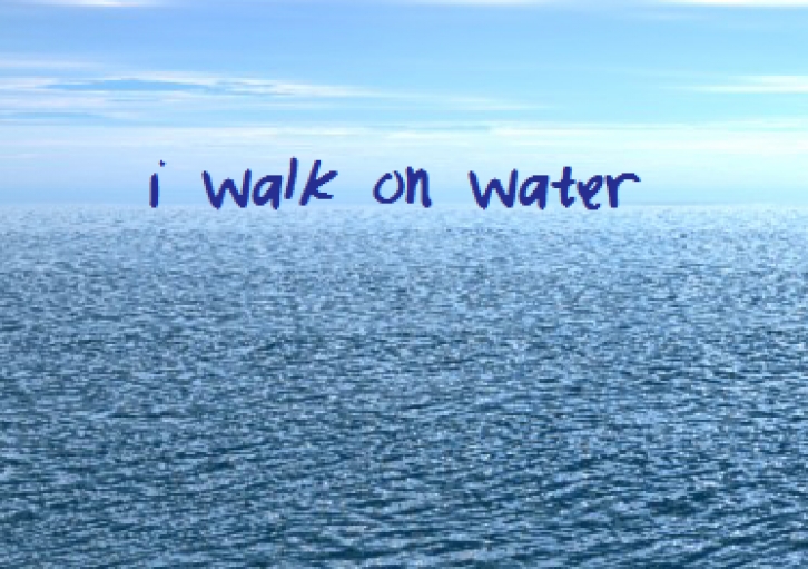 IWalkOnWater Font Download