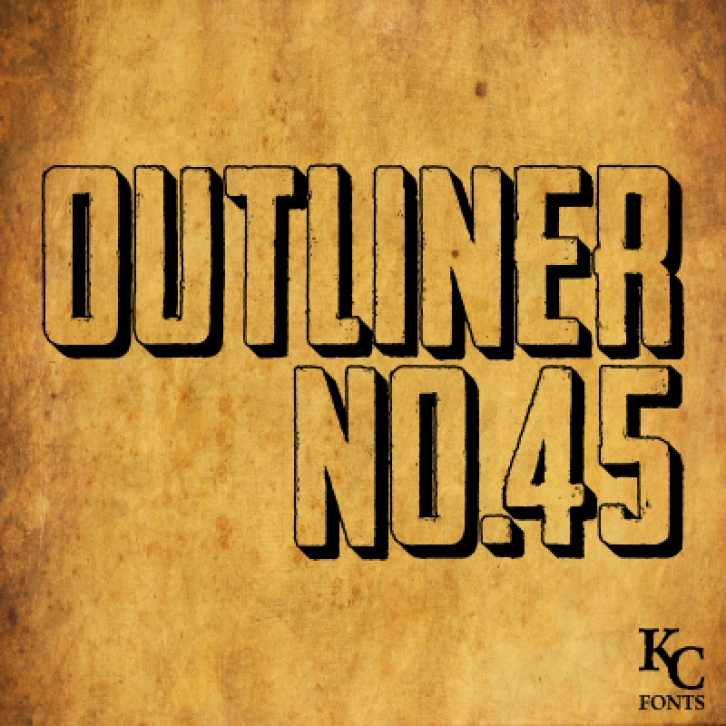 Outliner No. 45 DEMO Font Download