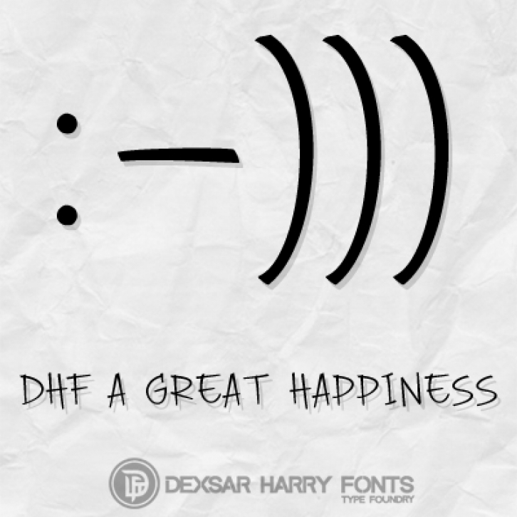 DHF A Great Happiness Font Download