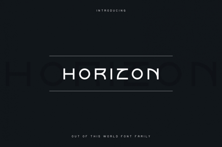 Horizon font family Font Download