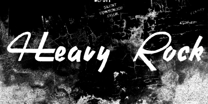 Heavy Rock Font Download