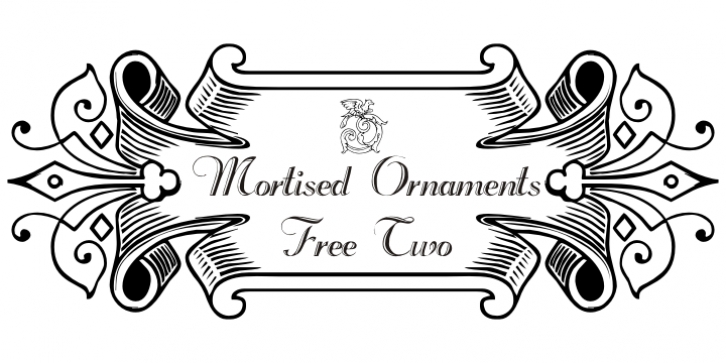 Mortised Ornaments Free Tw Font Download