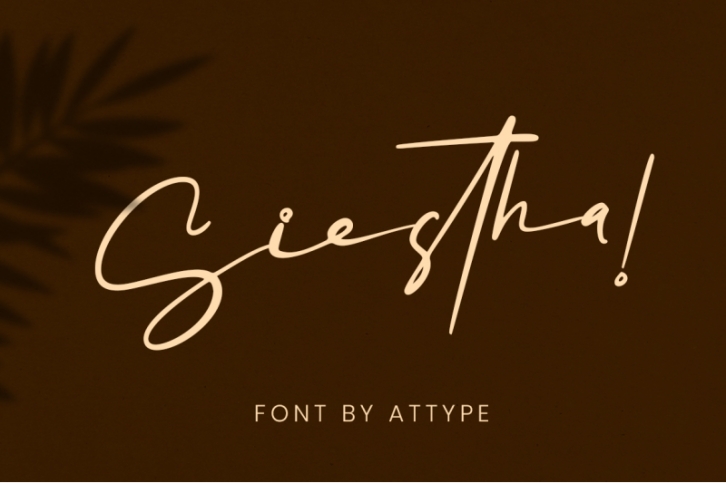 Siestha Font Download