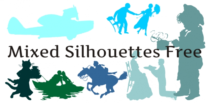 Mixed Silhouettes Free Font Download