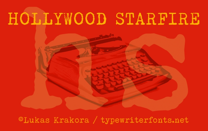 HOLLYWOOD STARFIRE Font Download