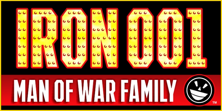 IRON MAN OF WAR 2 NCV Font Download