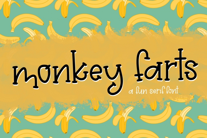 Monkey Farts a Playful Font Font Download