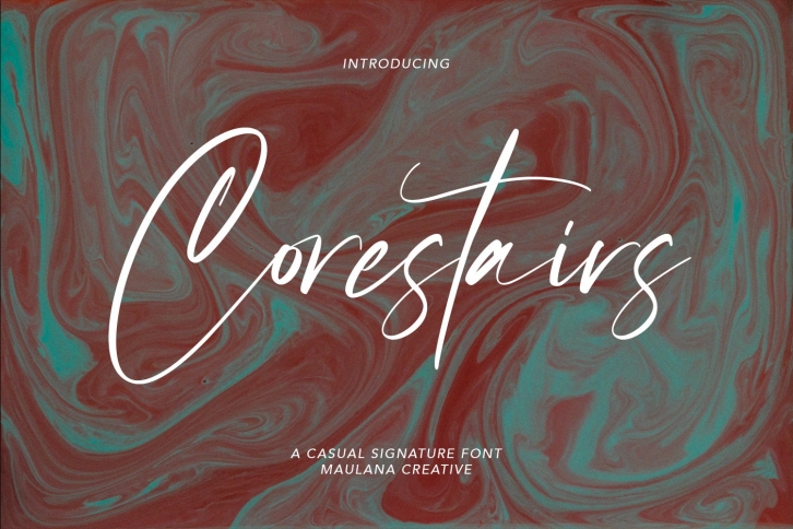 Corestairs Casual Signature Font Font Download