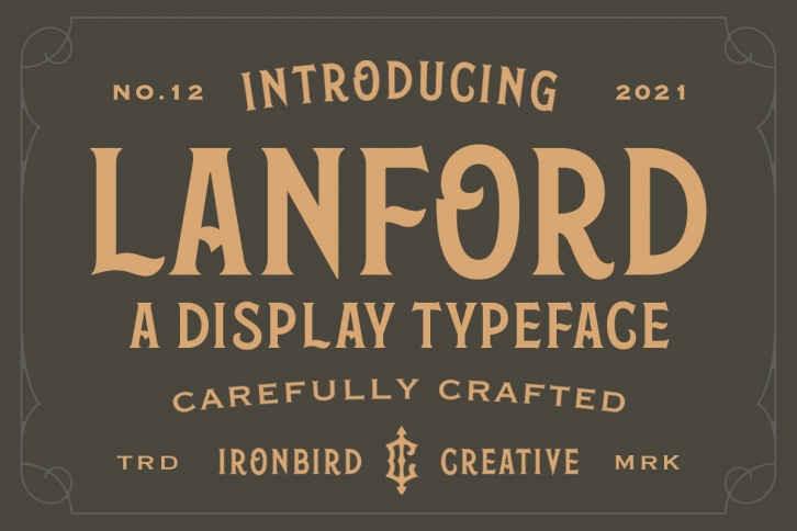 Lanford - Display Typeface Font Download