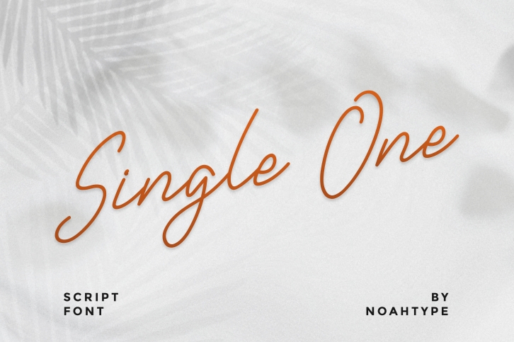 Single One Font Download