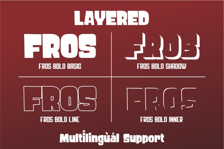 FROS BOLD Font Download