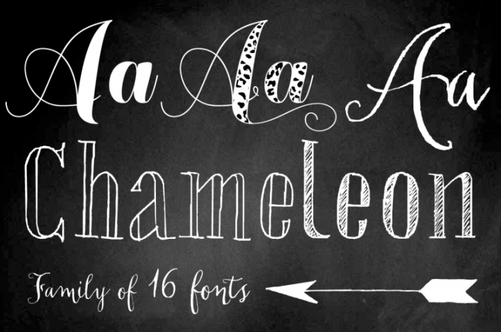 50%OFF! Chameleon Font Download
