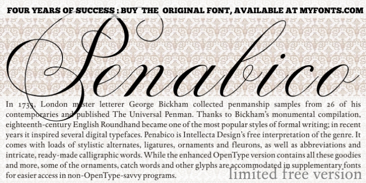 Penabico LIMITED Font Download