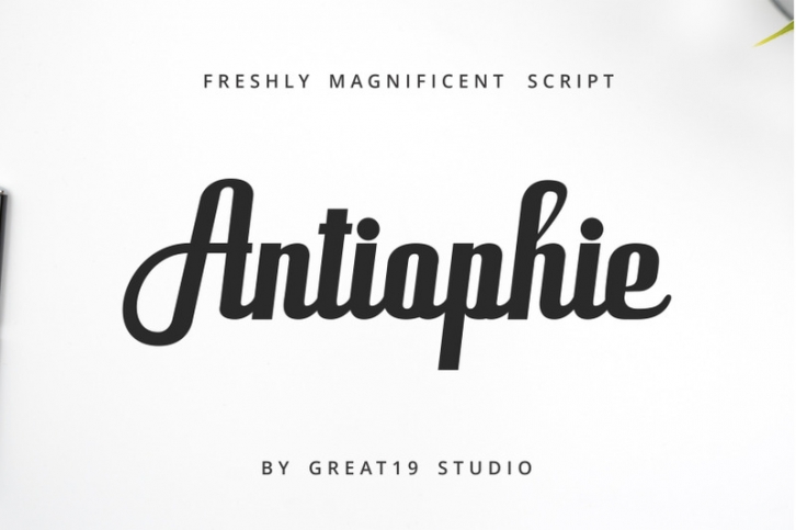 Antiophie Magnificent Script Font Download