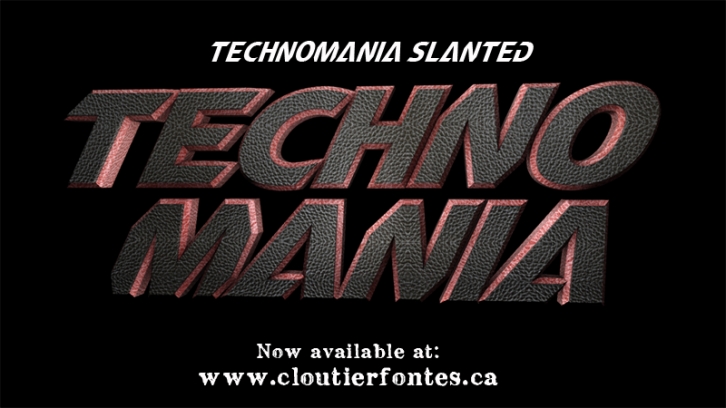 CF TechnoMania Font Download