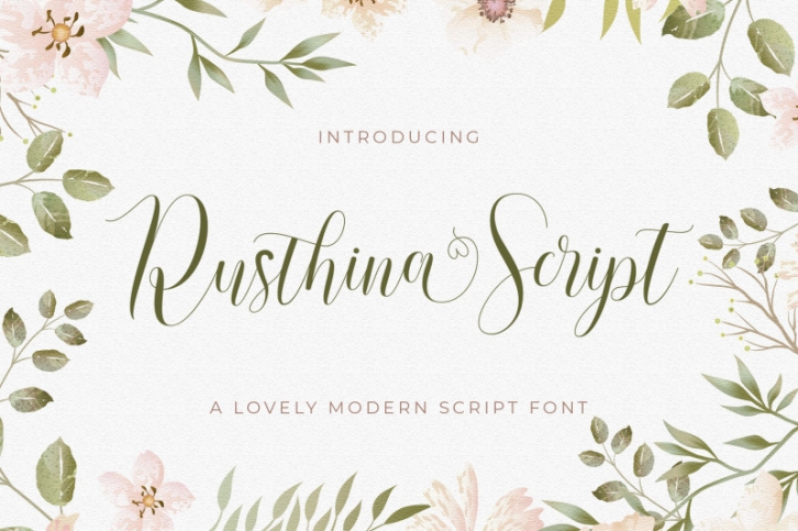 Rusthina - Love Script Font Font Download
