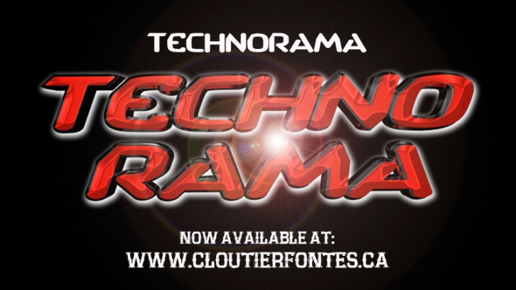 CF TechnoRama Font Download