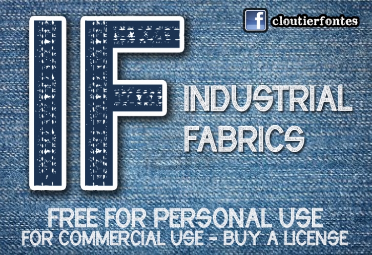 CF Industrial Fabrics Font Download