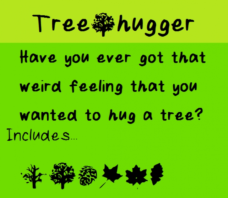 Tree Hugger Font Download