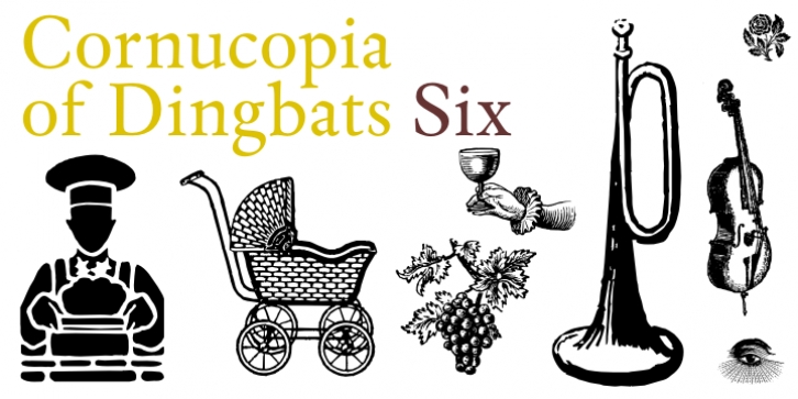 Cornucopia od Dingbats Six Font Download