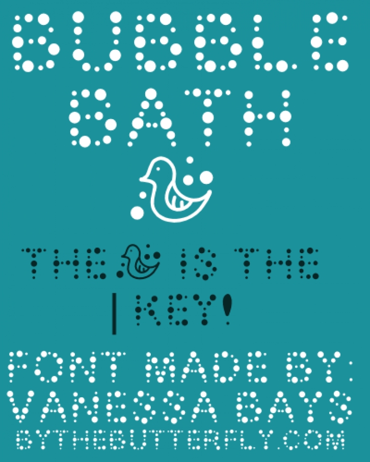 Bubble Bath Font Download