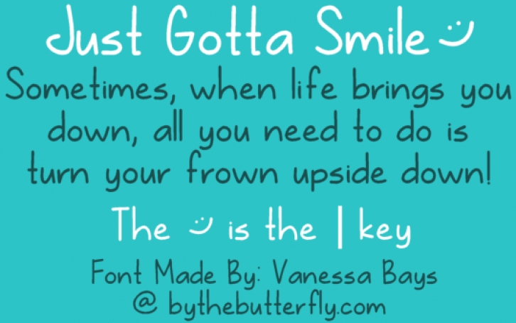 Just Gotta Smile Font Download