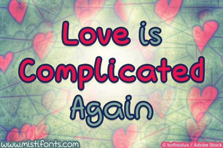 Love Is Complicated Agai Font Download