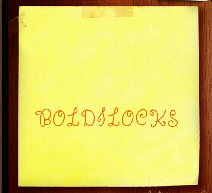 Boldilocks Font Download