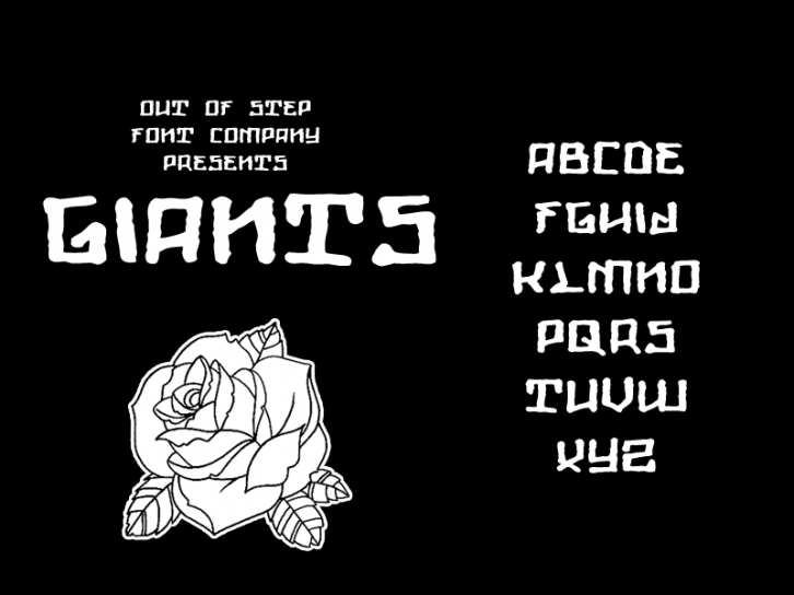 Giants Font Download