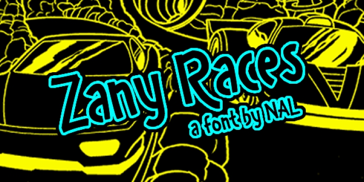 Zany Races Font Download