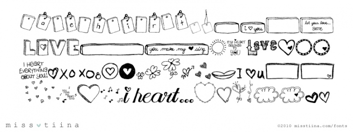 MTF i heart Sketches Font Download