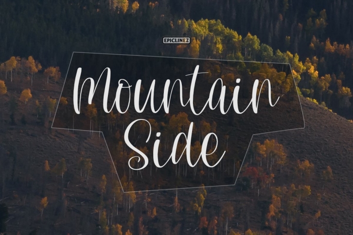 Mountain Side Script Font Download