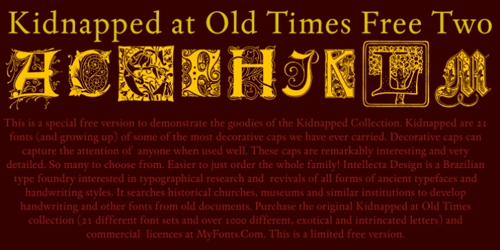 Kidnapped At Old Times Free Tw Font Download