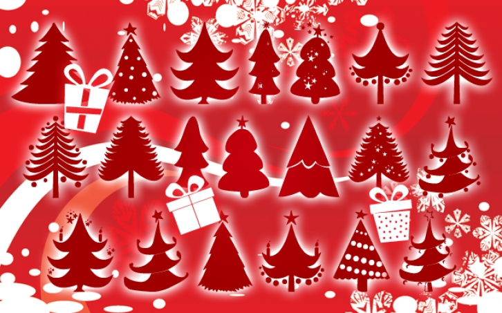 Christmas Trees Font Download