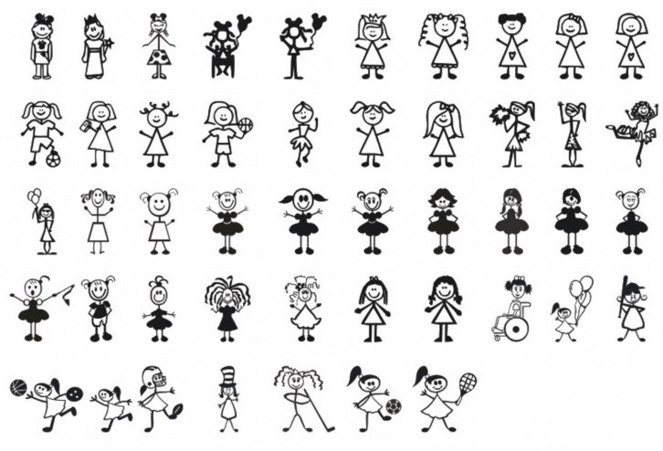 Girl Characters Font Download