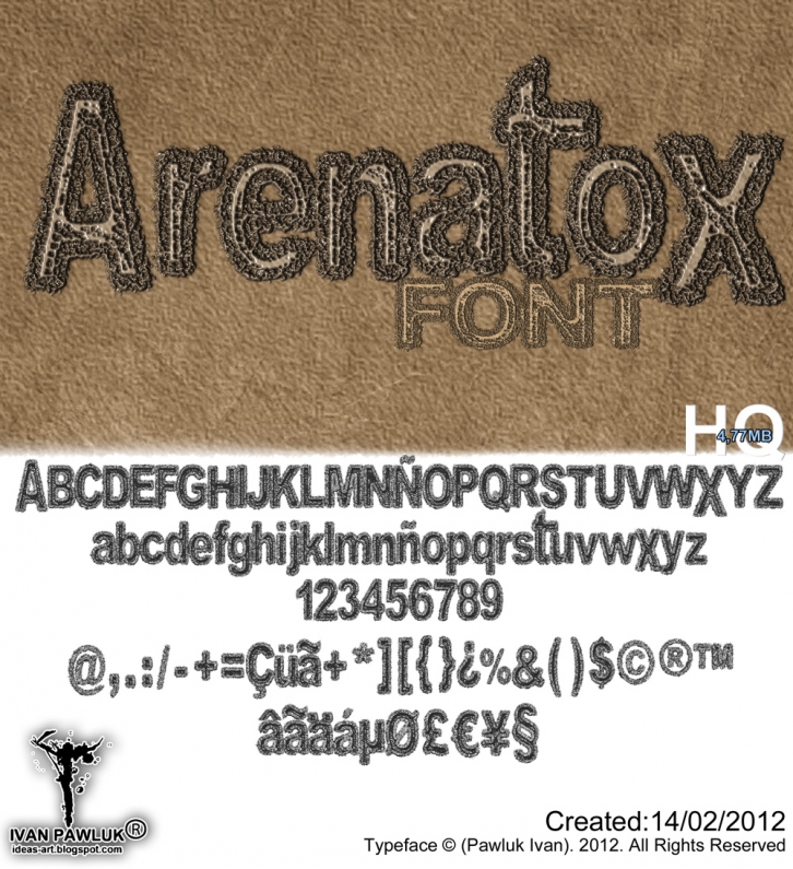 Arenatox f Font Download